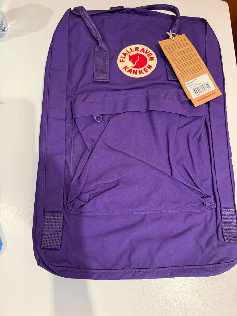 Fjallraven Kanken  Backpack — 17 inch Purple. NWT